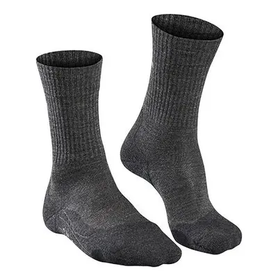 Falke Herren Socken grau Wool unifarben