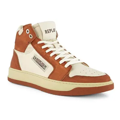 Replay Herren Sneaker orange Leder