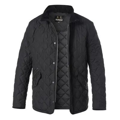 Barbour Herren Jacken schwarz Mikrofaser unifarben