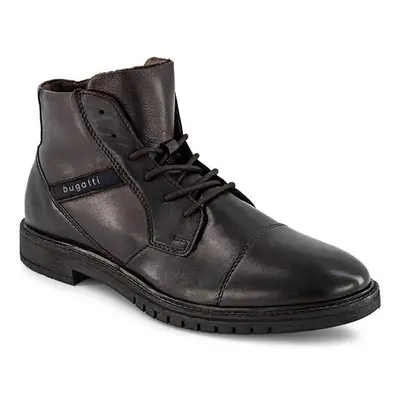 Bugatti Herren Stiefeletten braun Glattleder