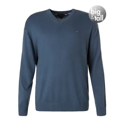 Tommy Hilfiger Herren Pullover blau unifarben