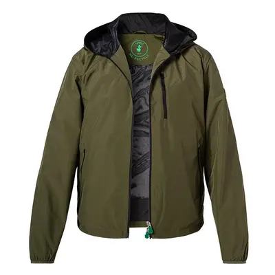 SAVE THE DUCK Herren Blouson grün Mikrofaser unifarben