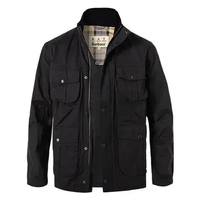 Barbour Herren Jacke blau Baumwolle unifarben