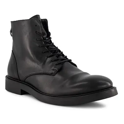 Replay Herren Stiefeletten schwarz Glattleder