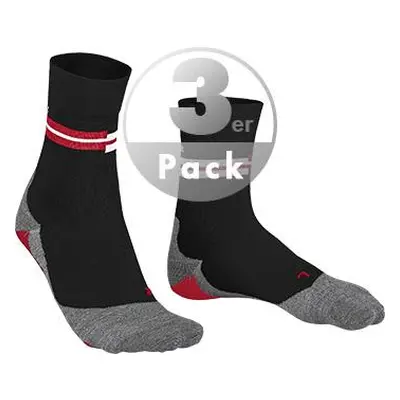 Falke Herren Socken schwarz Baumwolle unifarben