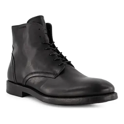 AIGNER Herren Stiefeletten schwarz Glattleder