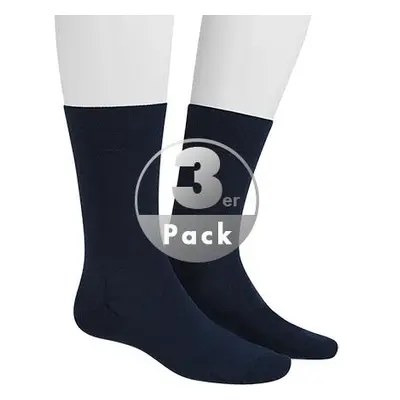 Hudson Herren Socken blau Baumwolle unifarben