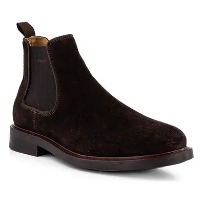 Gant Herren Chelsea Boots braun Velours