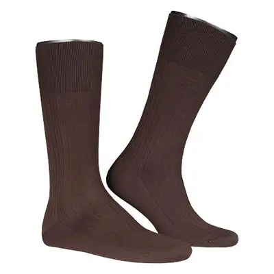 Falke Herren Socken braun Baumwolle unifarben