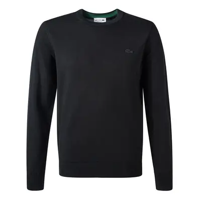 LACOSTE Herren Pullover schwarz Wolle unifarben