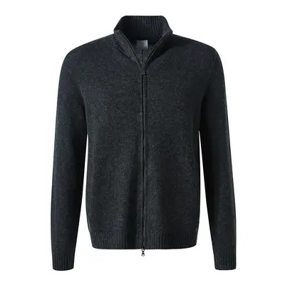 BOGNER Herren Cardigan grau unifarben