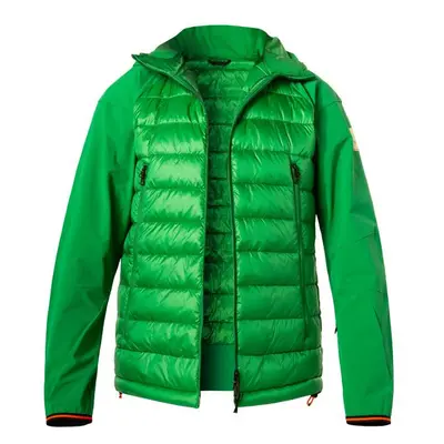 FIRE + ICE Herren Steppjacke grün Mikrofaser unifarben