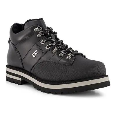 BOGNER Herren Schuhe schwarz Glattleder