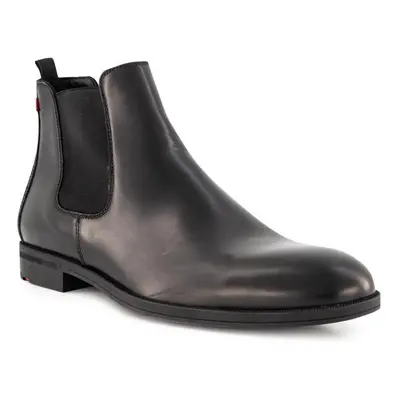 LLOYD Herren Chelsea Boots schwarz Glattleder