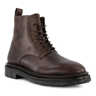 Gant Herren Stiefeletten braun Glattleder