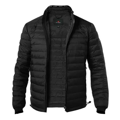 PEUTEREY Herren Daunenjacke schwarz Mikrofaser unifarben