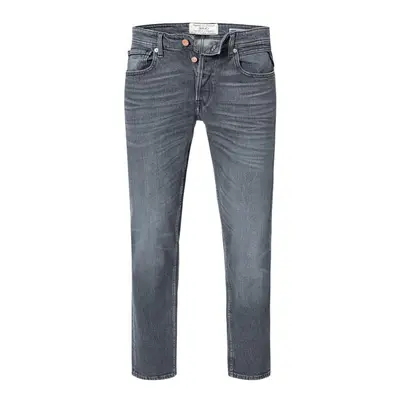 Replay Herren Jeans grau Baumwoll-Stretch