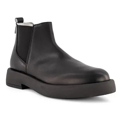 Tommy Hilfiger Herren Chelsea Boot schwarz Glattleder