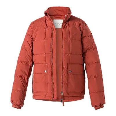 Gant Herren Daunenjacke orange Mikrofaser unifarben