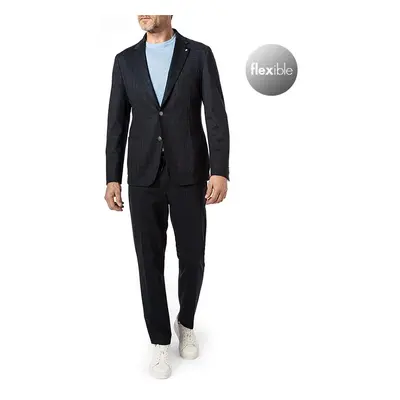 BOSS Black Herren Anzug blau