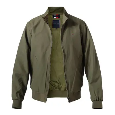 Tommy Hilfiger Herren Blouson grün Baumwolle unifarben