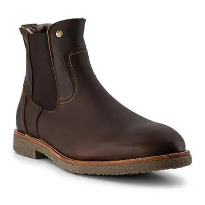 Panama Jack Herren Chelsea Boots braun Glattleder