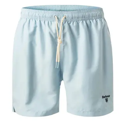 Barbour Herren Badeshorts blau Mikrofaser unifarben