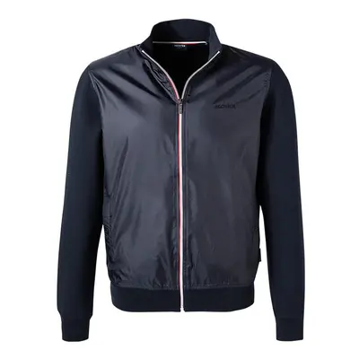 HECHTER PARIS Herren Sweatjacke blau Baumwolle unifarben