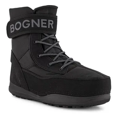 BOGNER Herren Schneeboots schwarz Material-Mix