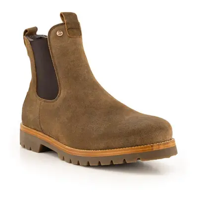 Panama Jack Herren Chelsea Boots braun Glattleder