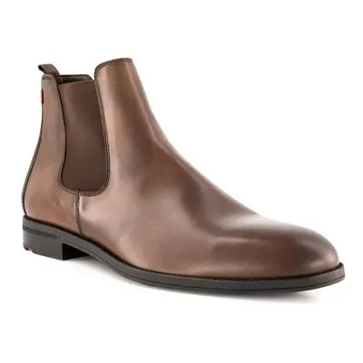 LLOYD Herren Chelsea Boots braun Glattleder