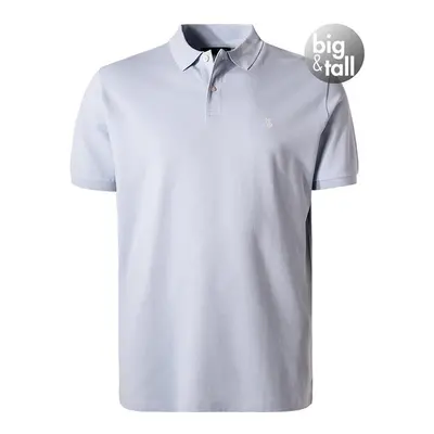 Marc O'Polo Herren Polo-Shirt blau Baumwoll-Piqué