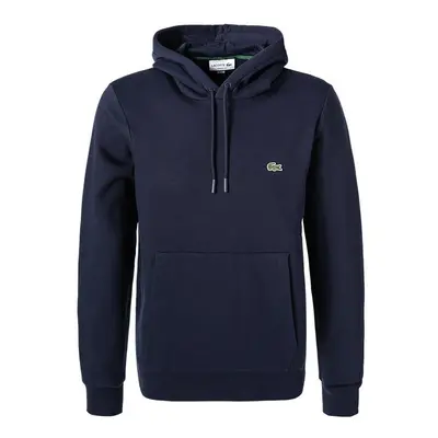 LACOSTE Herren Hoodie blau Baumwolle unifarben