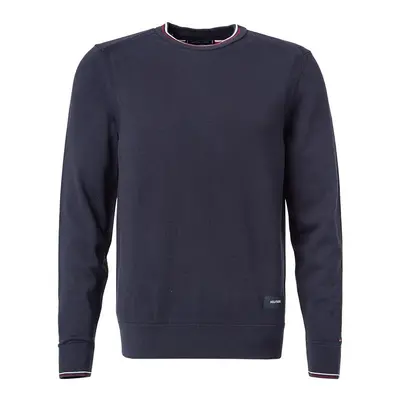 Tommy Hilfiger Herren Pullover blau Baumwolle unifarben