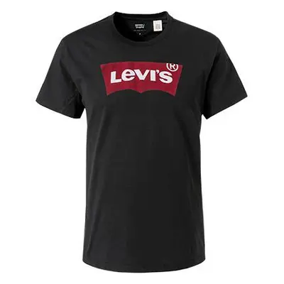 Levi's® Herren T-Shirt Schwarz Baumwolle