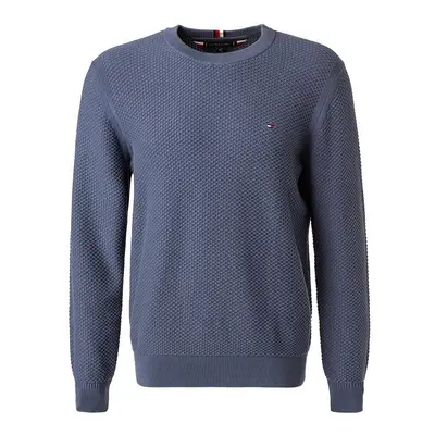 Tommy Hilfiger Herren Pullover blau Baumwolle unifarben