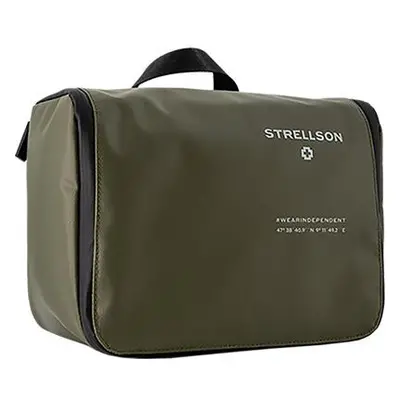 Strellson Herren Kulturtasche grün Mikrofaser