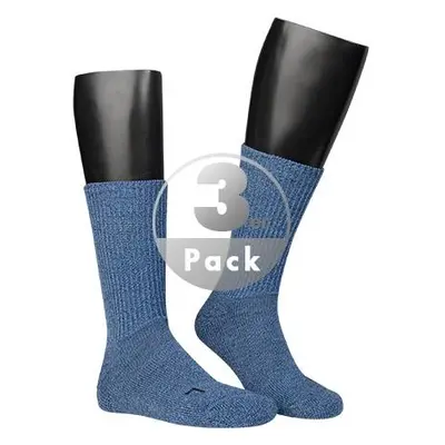 Falke Herren Socken blau Merinowolle unifarben