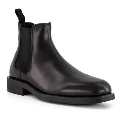 Gant Herren Chelsea Boots schwarz Glattleder