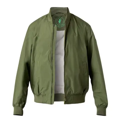 SAVE THE DUCK Herren Blouson grün Mikrofaser unifarben