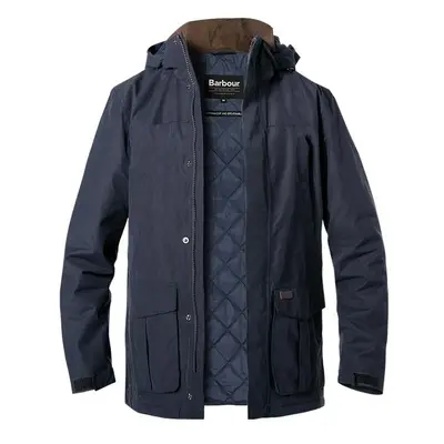 Barbour Herren Jacke blau Baumwolle unifarben