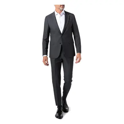 Strellson Herren Anzug blau Mikrofaser meliert Slim Fit