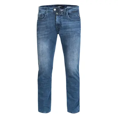 Replay Herren Jeans blau Baumwoll-Stretch Slim Fit