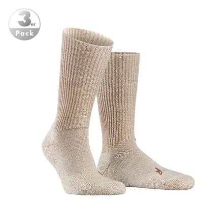 Falke Herren Socken beige Merinowolle unifarben