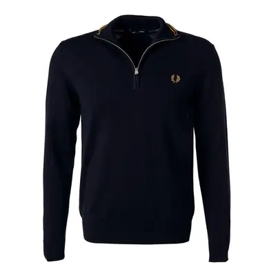 Fred Perry Herren Troyer blau unifarben