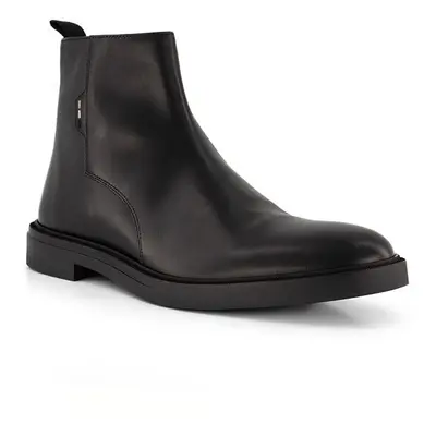 BOSS Black Herren Chelsea Boots schwarz Glattleder