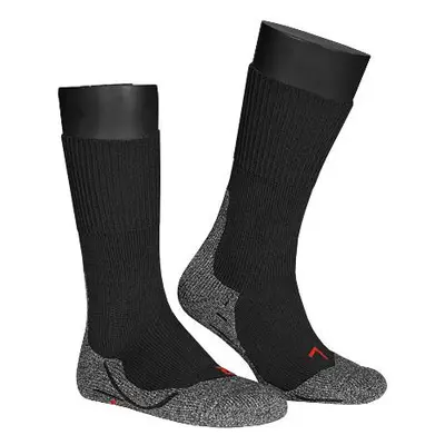 Falke Herren Socken schwarz Mikrofaser unifarben