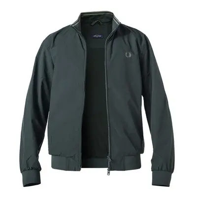 Fred Perry Herren Blouson grün Mikrofaser