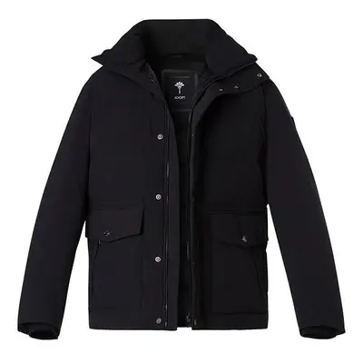 JOOP! Herren Steppjacke schwarz Mikrofaser unifarben