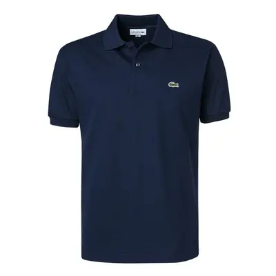 LACOSTE Herren Polo-Shirt blau Baumwoll-Piqué Classic Fit